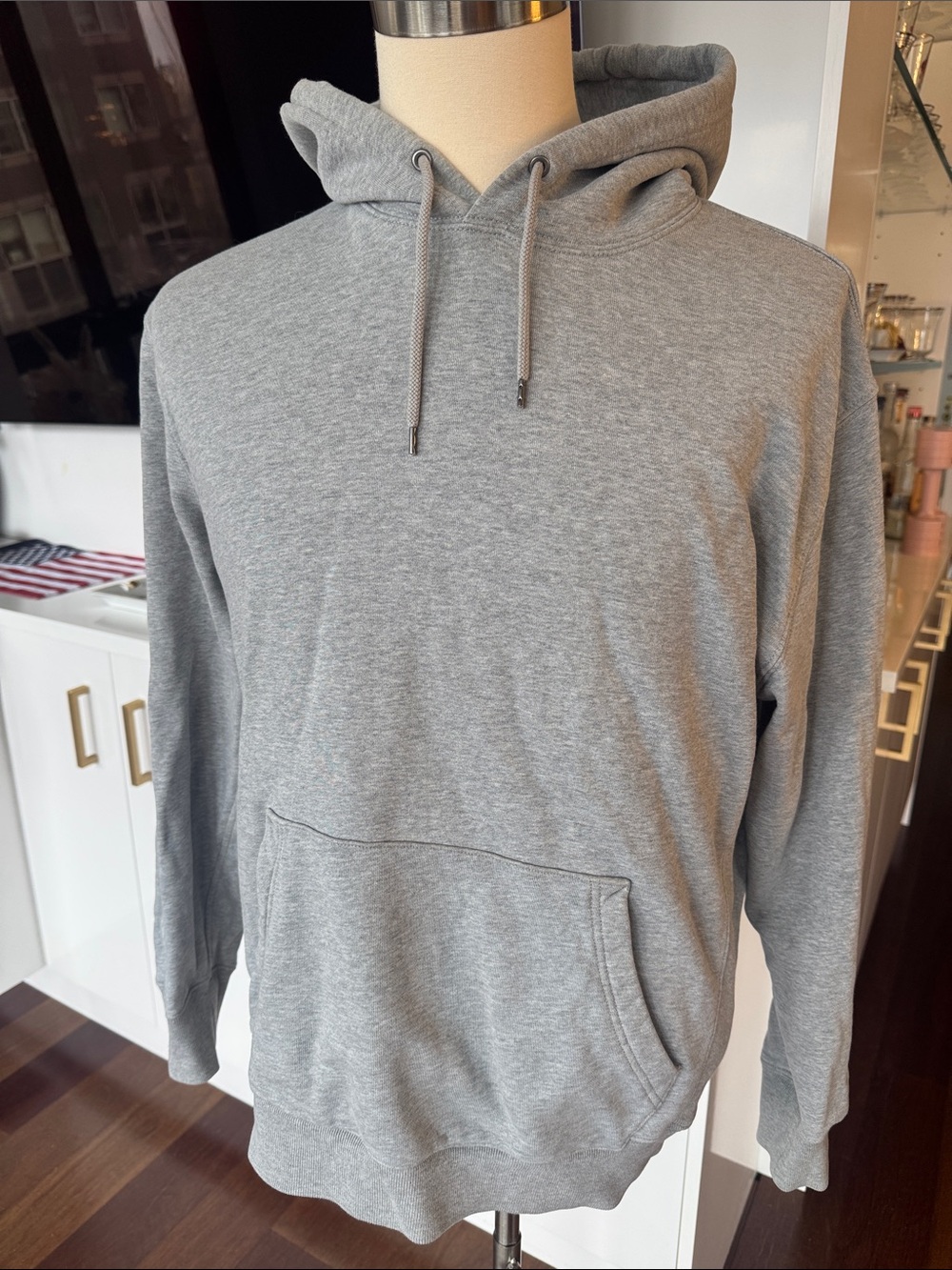 J. Crew Gray Pullover Hoodie